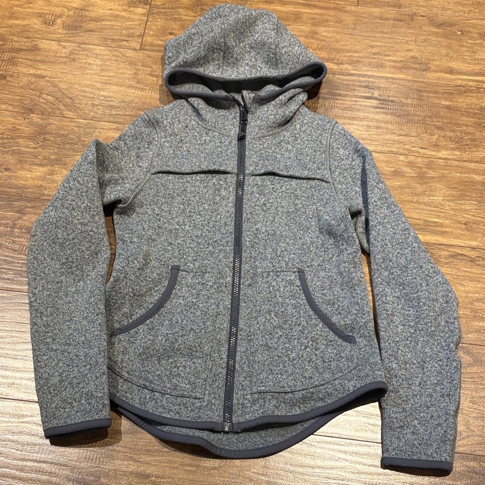 Ivivva by Lululemon Gray Kids full zip Hoodie